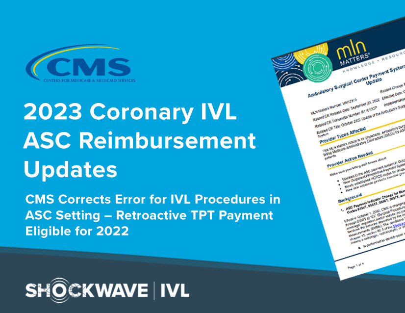2023 Coronary IVL ASC Reimbursement Updates